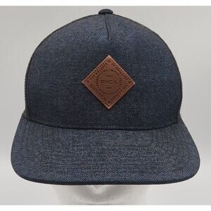 RVCA Snapback Adjustable Trucker Hat The Balance of Opposites Anarchy Past Clean